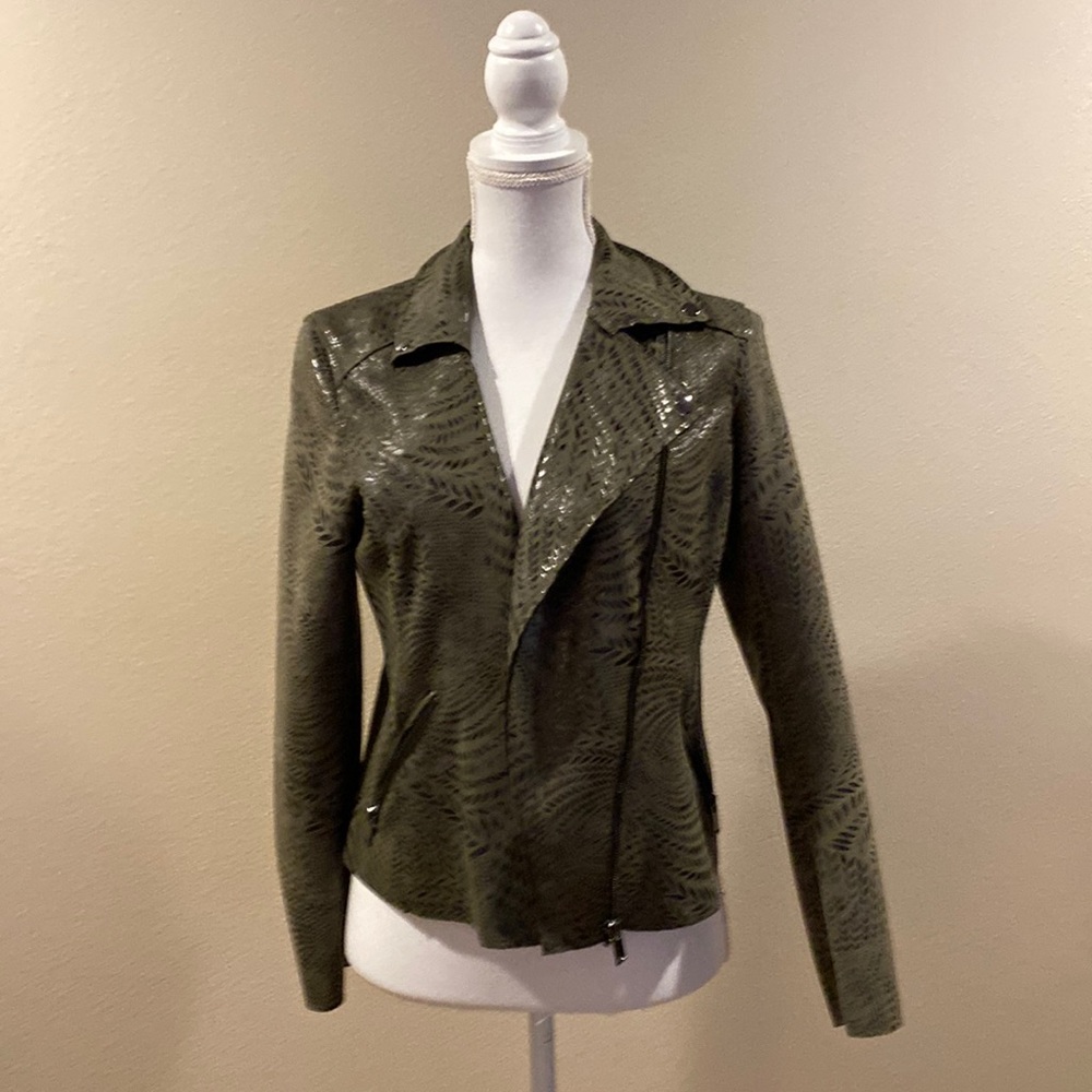 Philosophy Boho Print Moto Jacket
